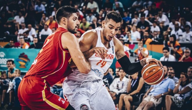Spānijas basketbolisti graujoši sāk Eiropas čempionu titula aizstāvēšanu