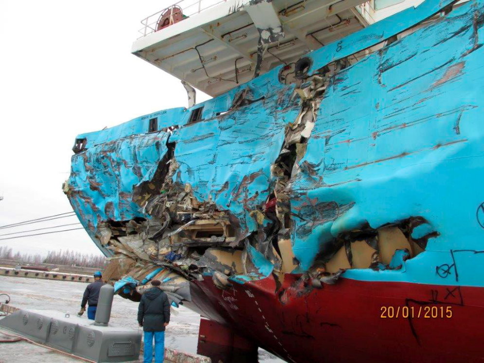 ДТП в море: так выглядят "побившиеся" в Ирбенском проливе корабли