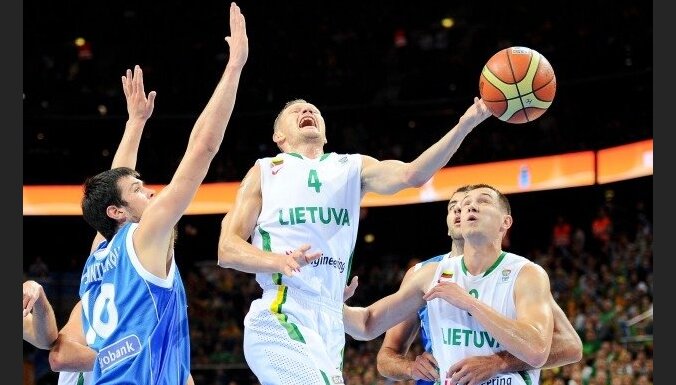 Lietuvas basketbolistiem piektā vieta Eiropas čempionātā
