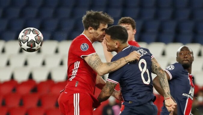 PSG iztur spiedienu un gāž 'Bayern' no troņa; pusfinālā iekļūst arī 'Chelsea'
