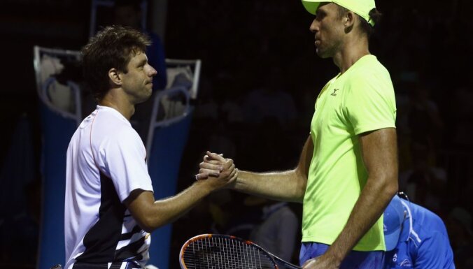 Tennis, Australian Open, Ivo Karlovic (R) vs Horacio Zeballos