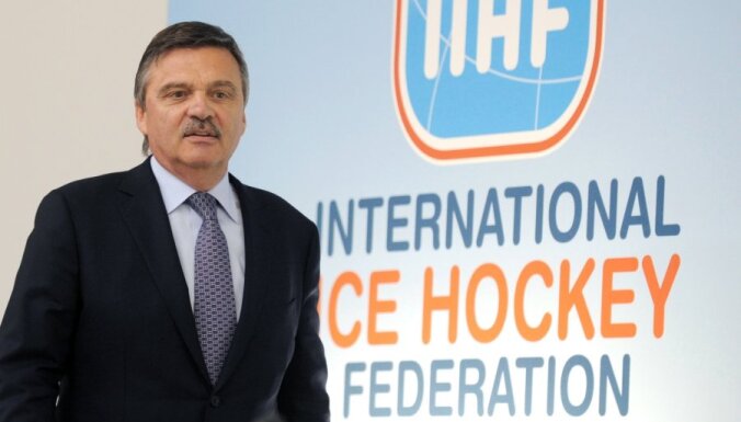 Renē Fāzels var saglabāt IIHF prezidenta amatu uz vēl vienu termiņu
