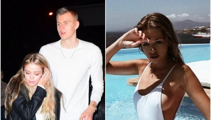Foto: Kristapa Porziņģa noslēpumainā simpātija – krievu izcelsmes modele Bembija