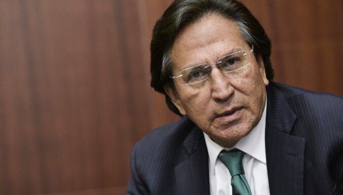 ASV aizturēts korupcijā apsūdzēts Peru eksprezidents