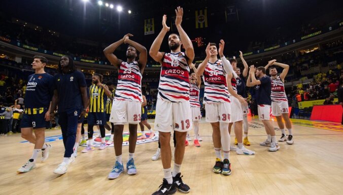Kuruca 'Baskonia' Eirolīgā nosargā uzvaru pār 'Fenerbahce'