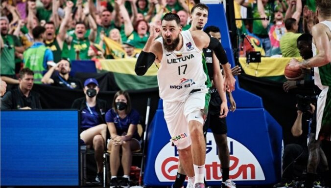'Eurobasket 2022' sākas 'play off': 'saldajā ēdienā' Lietuvas un Spānijas duelis