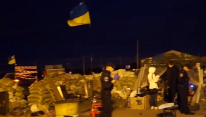 Odesā Ukrainas vienotības atbalstītāju kontrolpostenī iemesta granāta; septiņi cietušie