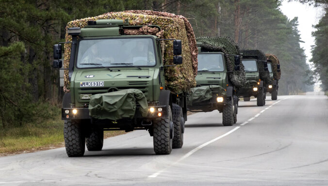 Lietuva plāno militārās mobilitātes projektos piecu gadu laikā ieguldīt pusmiljardu eiro