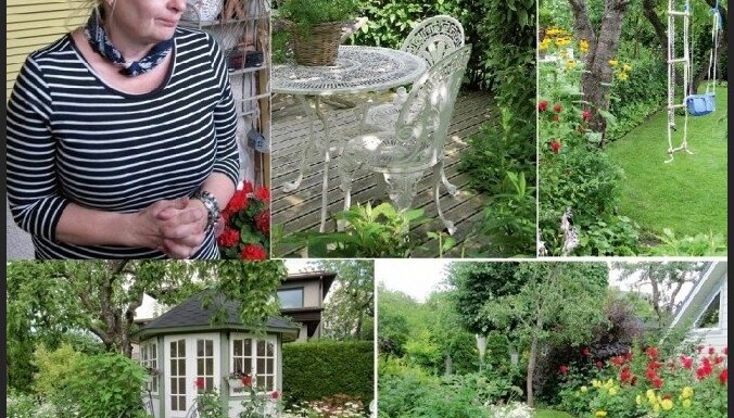 Brīnišķīgs dārzs ar zaļām istabām Igaunijā