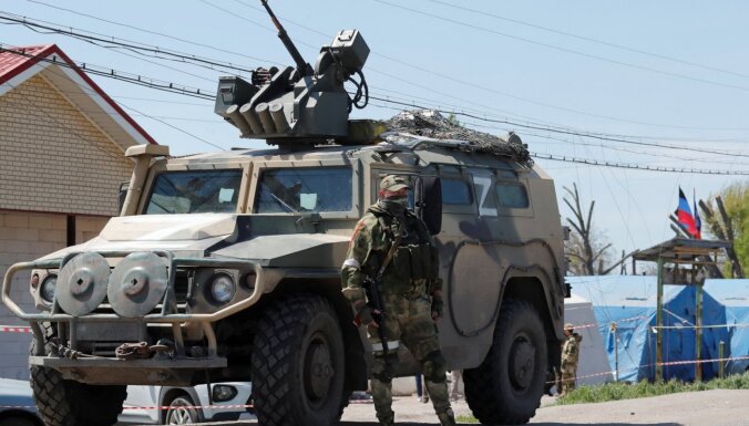 Krievija pārsviež karaspēku uz Zaporižjas apgabalu un aptur uzbrukumu Slovjanskai, ziņo ISW
