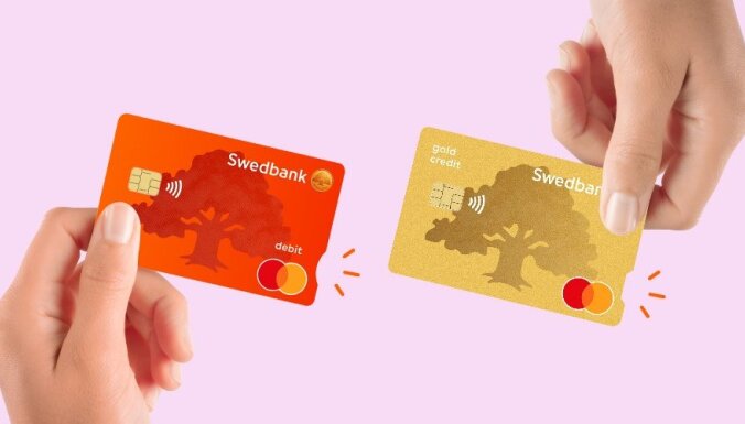 Swedbank внедряет два новшества в производство расчетных карт
