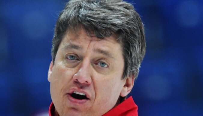 Russian team coach Harijs Vitolins