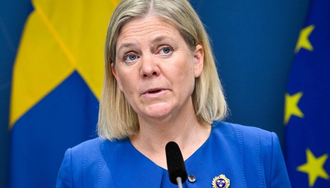 Zviedrija lūgs to uzņemt NATO, paziņo premjere