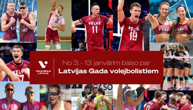 Sākusies balsošana par Latvijas Gada volejbolistiem
