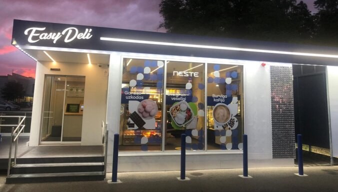 Neste открыла пятый латвийский магазин самообслуживания Easy Deli