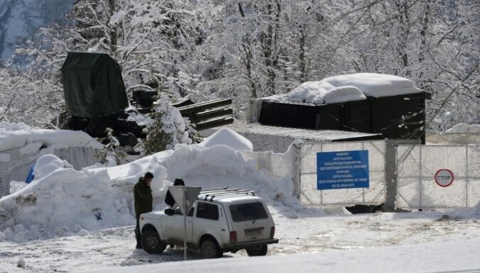 Foto: Sočos iespaidīgi armijas spēki rūpējas par drošību