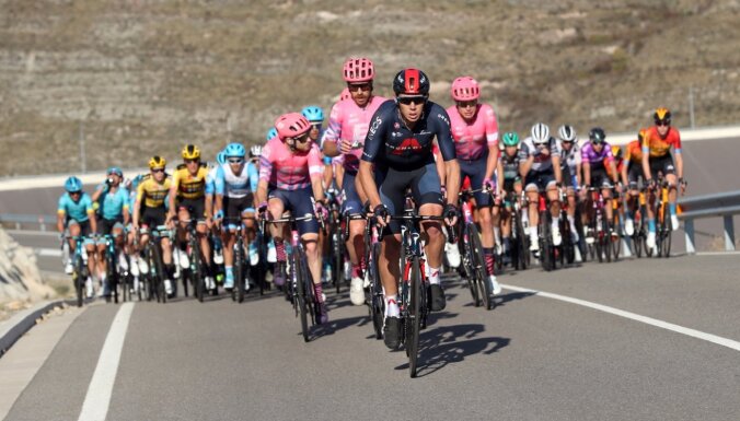 Liepiņam 112. vieta 'Vuelta a Espana' astotajā posmā; saasinās cīņa par līderpozīciju