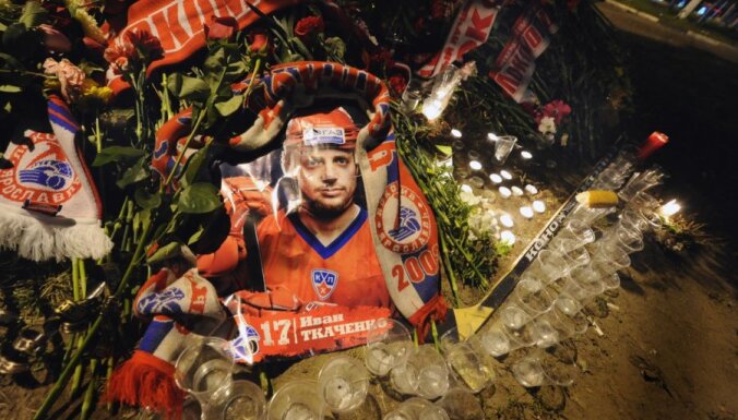 'Lokomotiv' aviokatastrofa: atpazīti 39 bojāgājušie