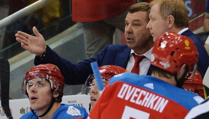 The Russian team s head coach Oleg Znarok