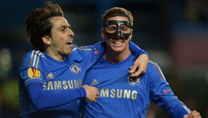 'Chelsea' Eiropas līgas ceturtdaļfinālu sāk ar uzvaru pār 'Rubin'