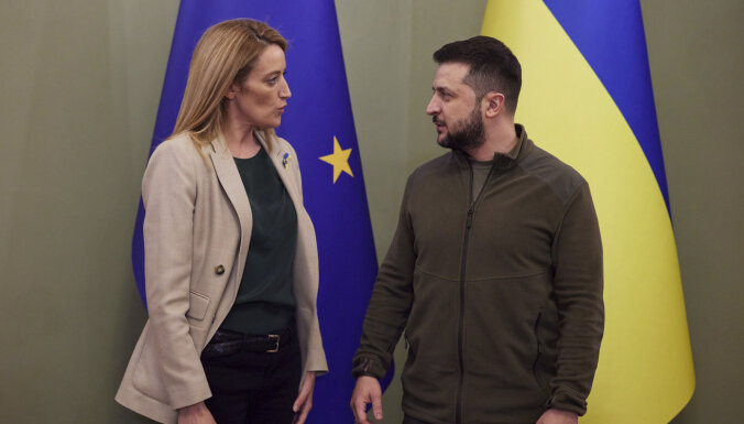 EP prezidente sola ātru Ukrainas atzīšanu par ES kandidātvalsti