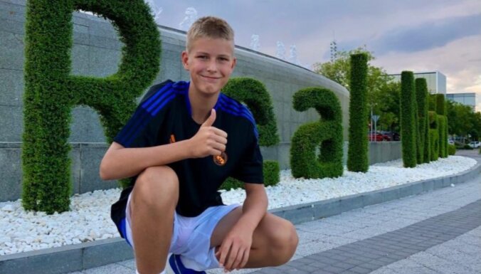 13 gadus vecs Latvijas basketbolists pievienojies Madrides 'Real' sistēmai