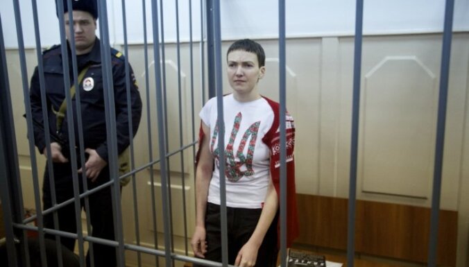 Ukraiņu lidotāja Krievijas cietumā var nomirt tuvākajās dienās
