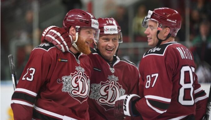 Rīgas 'Dinamo' Sanda Ozoliņa vadībā iesāk 'rožu kāzu' sezonu KHL