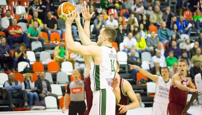 'Valmiera/ORDO' atspēlē lielu deficītu un uzvar 'Barons kvartāls' pirmajā duelī par LBL bronzu