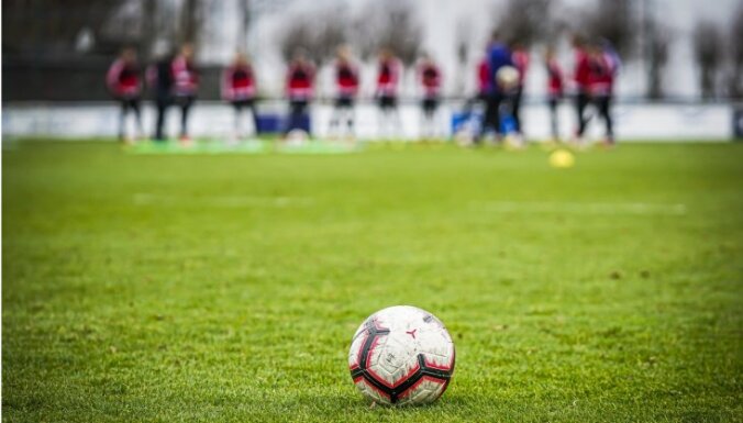 'Tukums 2000'/'Telms' futbolisti virslīgas spēlē svin uzvaru pār 'Spartaku'