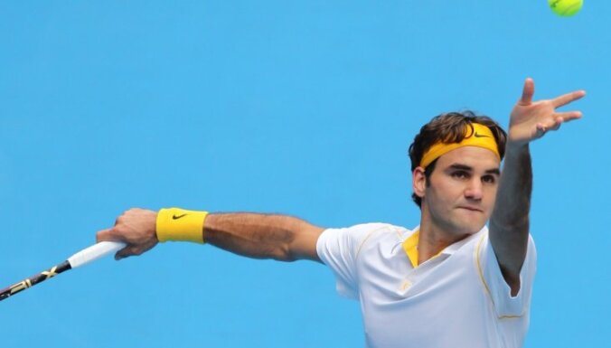 Federers 27.reizi pēc kārtas iekļūst 'Grand Slam' turnīru ceturtdaļfinālā