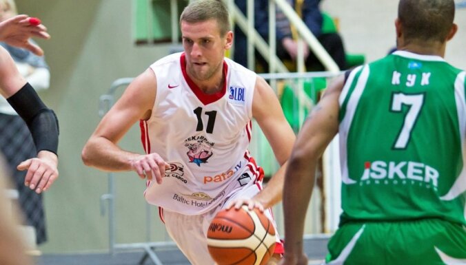'Jēkabpils' basketbolisti tiek pie trešās uzvaras šīs sezonas BBL mačos