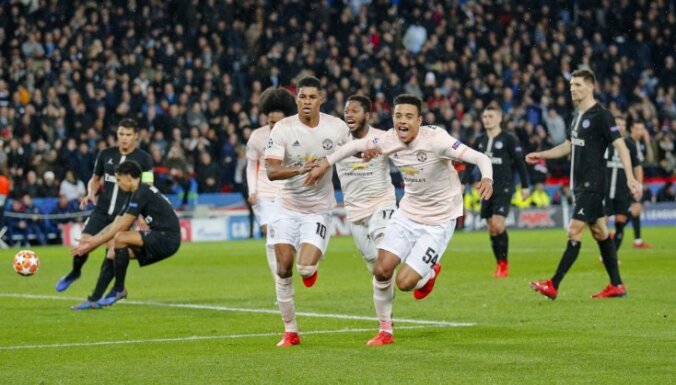 'Manchester United' ar VAR palīdzību vēsturiski uzvar Parīzē; VAR izšķir likteni arī Portu