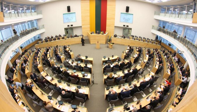 Lietuvas Seims sola atbalstīt Ukrainu līdz uzvarai