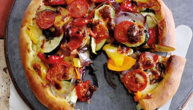 Dārzeņu picas recepte