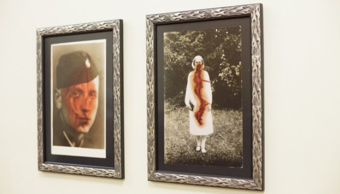 Foto: Kara muzejā atklāta Kristiana Brektes izstāde 'Ievainotie'