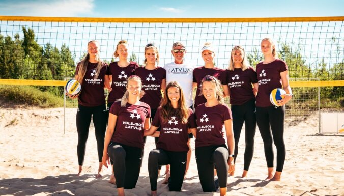 Latvijas U-20 pludmales volejbola izlase dodas uz Eiropas čempionātu Turcijā