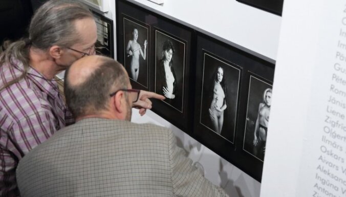 Foto: Izstādes 'Fotoklubs 'Rīga' vēsture' atklāšana