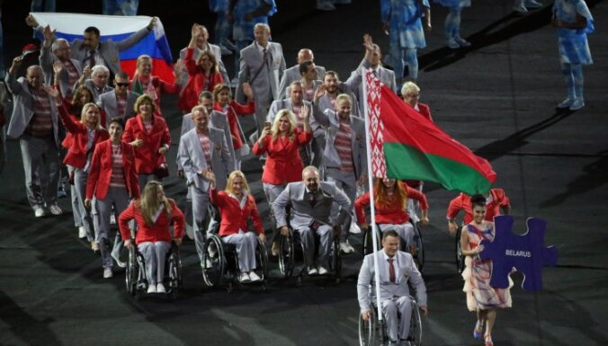 Rio Paralympics, Opening ceremony, Maracana, Athletes from Belarus