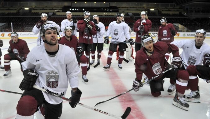 Сборная Латвии стартует на турнире Euro Ice Hockey Challenge в Лиепае