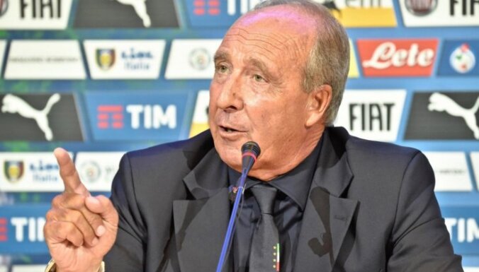Ventura oficiāli apstiprināts Itālijas futbola izlases galvenā trenera amatā