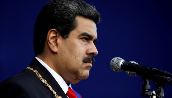 Gvaido skubina karnevāla dalībniekus protestēt pret Maduro