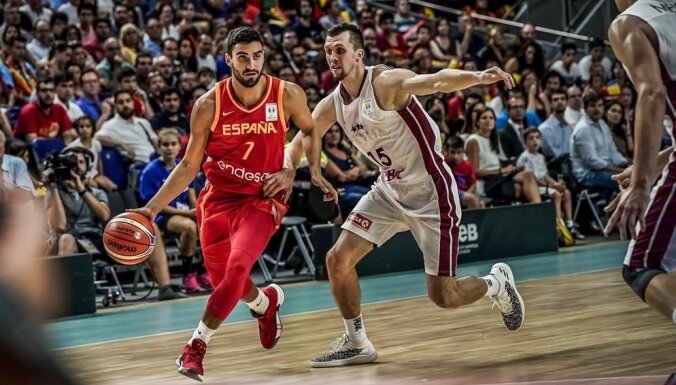 Spānijas basketbolists pateicīgs garnadžiem par nenozagtu zelta medaļu