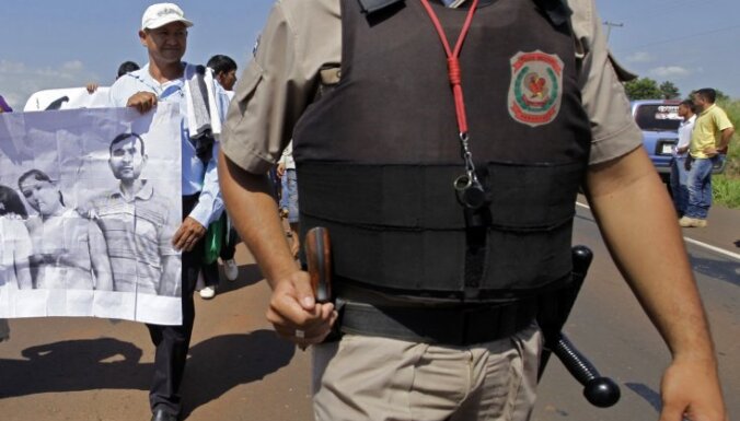 Nošauts Paragvajas bezzemnieku kustības līderis