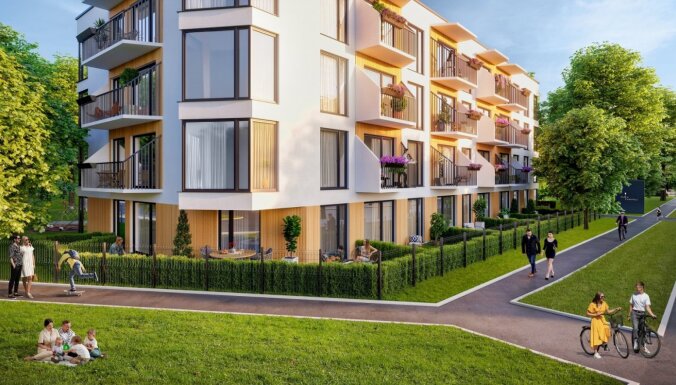 Ieguldot 12 miljonus eiro, Rīgā veidos daudzdzīvokļu namu kompleksu "Parka kvartāls"