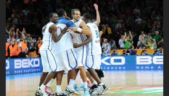 Francija kļūst par otro Eiropas basketbola čempionāta finālisti