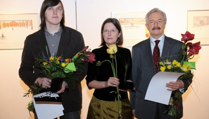'Mākslas akadēmijas balvu' piešķir Lancmanim, Paeglei un Podniekam