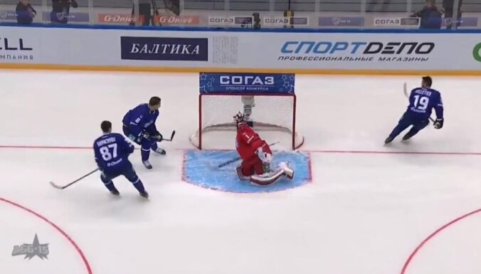 Video: Austrumu konferences komanda gūst 18 vārtus un uzvar KHL Zvaigžņu spēlē