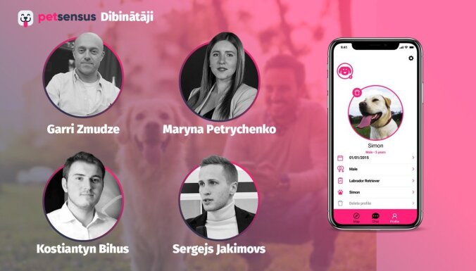 Uzņēmēji nesnauž! Latvijā radīta mobilā lietotne suņu mīļiem 'Petsensus'