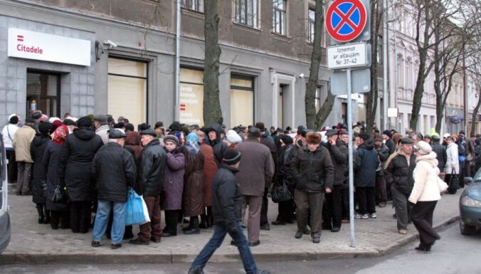 Тысячи вкладчиков обанкротившегося Krājbanka не пришли за компенсациями размером 1000-4000 евро